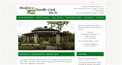 Desktop Screenshot of chandlercreekmud.org